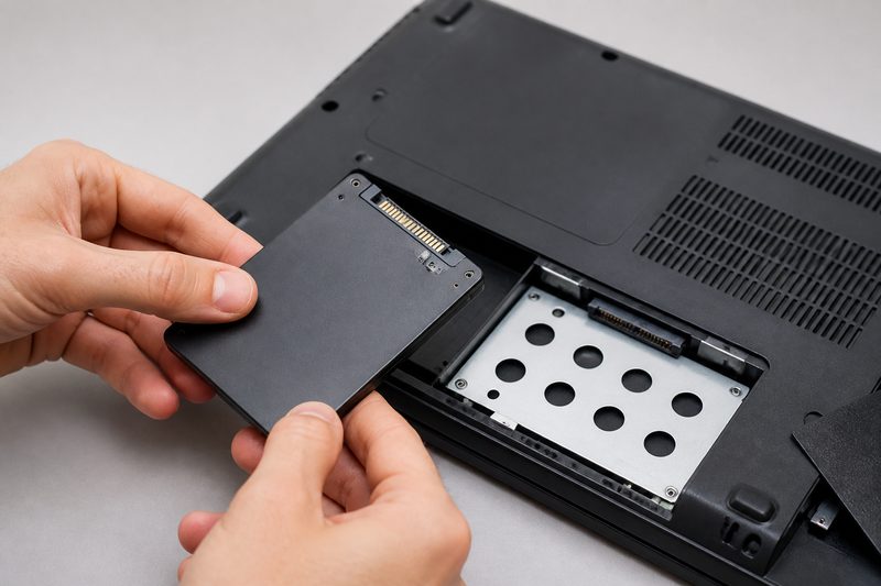 SSD chega como milagre (~2012–2018)